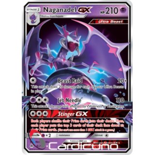 Naganadel GX 56/131 Forbidden Light Pokémon Sammelkarte Englisch