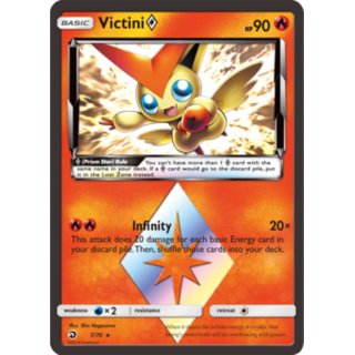 Victini 7/70 Prism Star Dragons Majesty Pokémon Trading Card Englisch