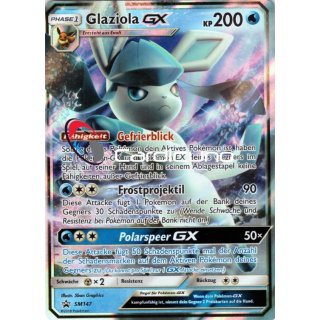 Glaziola GX SM147 Sonne & Mond Promo Pokémon Sammelkarte Deutsch
