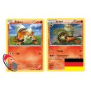 Fukano & Arkani Set 10/122 + 11/122 Pokémon Turbo Fieber - Deutsch