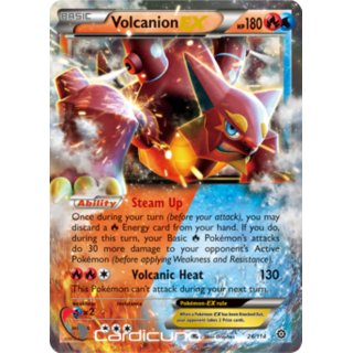 Volcanion EX  26/114 Steam Siege EN (pl)