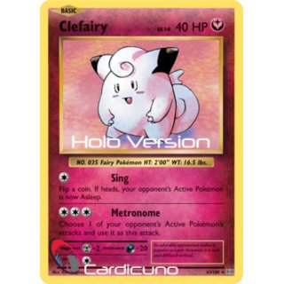 Clefairy 63/108 Holo XY Evolutions | Piepi EN