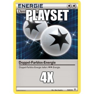 Doppel-Farblos-Energie 74/83 Playset (4x) | Double Colorless Energy Deutsch