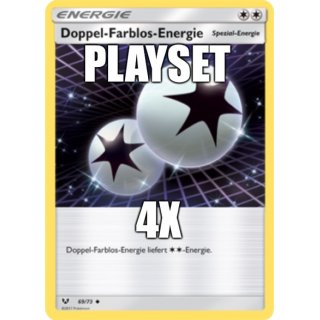 Doppel-Farblos-Energie 69/73 Playset (4x) | Double Colorless Energy Deutsch