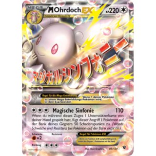 M Ohrdoch EX 85/124 Schicksalsschmiede | Mega Audino EX DE