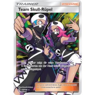 Team Skull-Rüpel 149/149 FULL ART Sonne & Mond  | Team Skull Grunt Deutsch