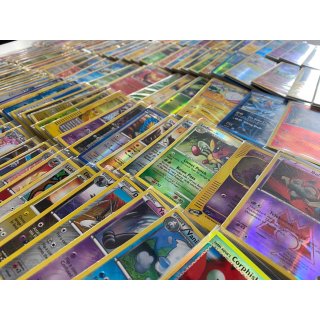 10 verschiedene Reverse Holo Pokemon Karten, zufällig ausgewählt Sparpaket EN