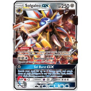 Solgaleo GX 89/149 Sun & Moon Pokémon Trading Card English