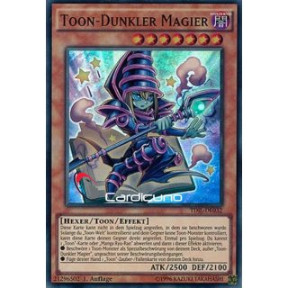 Toon-Dunkler Magier, DE Super Rare, Yugioh!