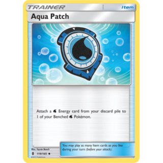 Aqua Patch Reverse Holo 119/145 EN