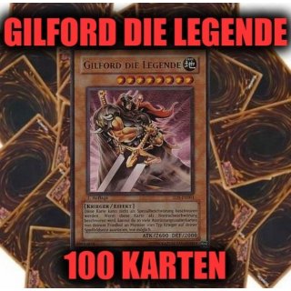 Gilford die Legende (Ultra) + 100 Karten Sammlung, Yugioh Sparangebot!
