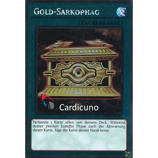 Gold-Sarkophag, DE, Platinum Rare, Yugioh!