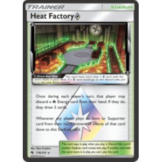 Heat Factorry Prism Star 178/214 Pokémon Sammelkarte Englisch