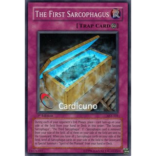 The First Sarcophagus, EN, Super Rare, Yugioh!