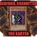 Gerfried, Eisenritter + 100 Karten Sammlung, Yugioh...