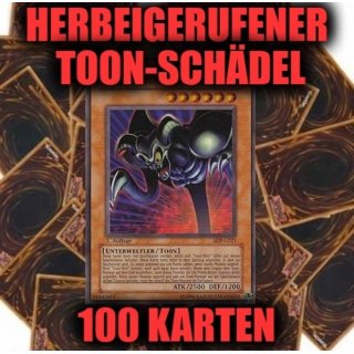 Herbeigerufener Toon-Schädel + 100 Karten Sammlung, Yugioh Sparangebot!
