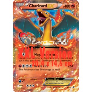 Charizard EX XY17 | Glurak EX EN (XXL - Oversized Version)