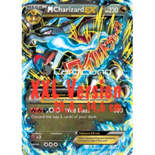 M Charizard EX 69/106 | Mega Glurak EX EN (XXL - Oversized Version)