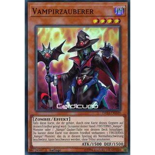 Vampirzauberer, DE 1. Auflage, Super Rare, Yugioh!
