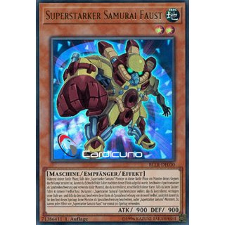 Superstarker Samurai Faust, DE 1A Ultra Rare BLLR-DE010