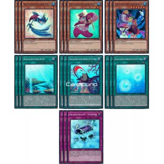 Aquaschauspieler Deck Core Deutsch! 21 Karten Sammlung.