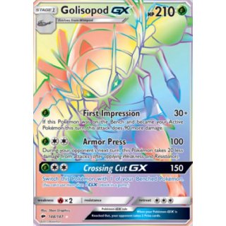 Golisopod GX 148/147 RAINBOW RARE | Tectass GX EN