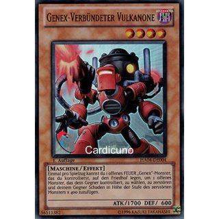 Genex-Verbündeter Vulkanone, DE 1A Super Rare HA04-DE004