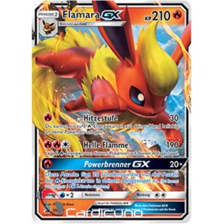 Flamara GX SM171 Pokémon Sammelkarte Deutsch