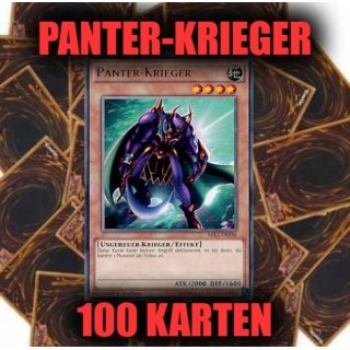 Panter-Krieger (Rare) + 100 Karten Sammlung, Yugioh Sparangebot!
