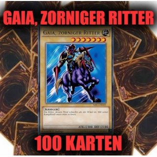 Gaia, zorniger Ritter (Rare) + 100 Karten Sammlung, Yugioh Sparangebot!