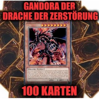 Gandora der Drache der Zerstörung + 100 Karten Sammlung, Yugioh Sparangebot!