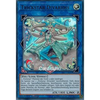 Trickstar Divaridis, DE 1A Ultra Rare SAST-DE049
