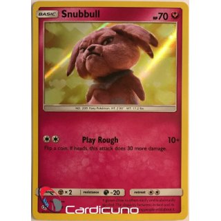 Snubbull 15/18 Holo Detective Pikachu Pokémon Sammelkarte - Englisch