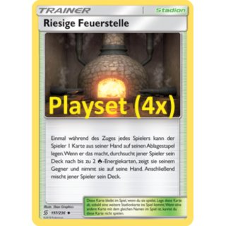 Riesige Feuerstelle 197/236 Playset (4x) Bund der Gleichgesinnten DE