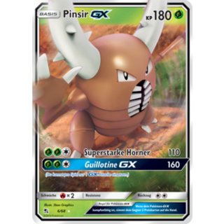 6/68 Pinsir GX Verborgenes Schicksal Sammelkarte Deutsch