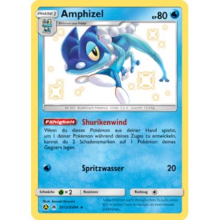 Amphizel SV12/SV94 Schimmerndes Pokémon Sonne & Mond Verborgenes Schicksal Sammelkarte - Deutsch - Cardicuno