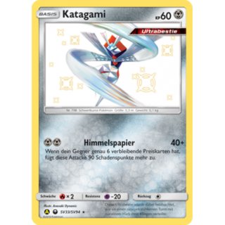 Katagami SV33/SV94 Schimmerndes Pokemon Verborgenes Schicksal | Shiny Kartana DE