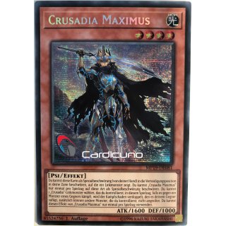 Crusadia Maximus, DE 1A Prismatic Secret Rare MP19-DE081