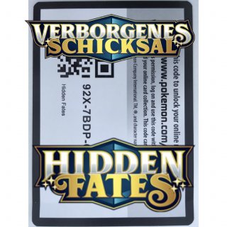 10x Verborgenes Schicksal Pokemon Trading Card Game Online Codes | Hidden Fates