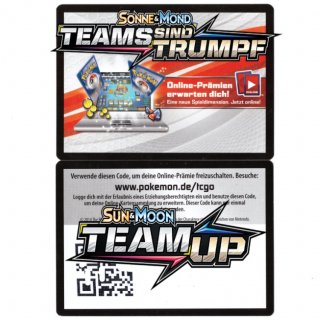 10x Teams sind Trumpf Pokemon Trading Card Game Online Codes | Team Up
