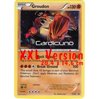 Groudon XY52 Holo EN (XXL - Oversized Version)