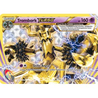 Trombork TURBO 66/122 Turbo Fieber Pokémon Sammelkarte Deutsch