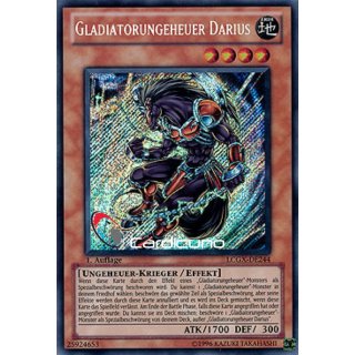 Gladiatorungeheuer Darius, DE UA Secret Rare LCGX-DE244