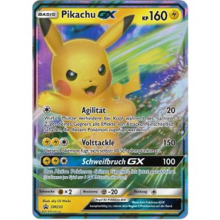 Pikachu GX SM232 Deutsch