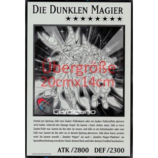 Die Dunklen Magier Oversized, Zum Ausmalen! Deutsch und Original Konami!