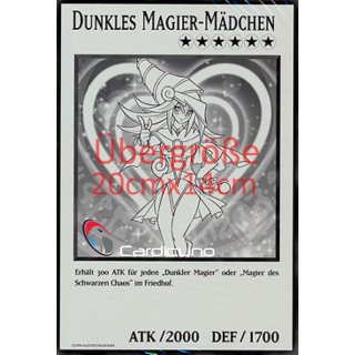 Dunkles Magier-Mädchen Oversized, Zum Ausmalen! Deutsch und Original Konami!