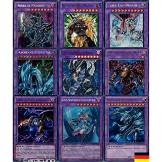 Yugioh Karten - 12 Extra Deck Karten + Holo - wie ein Booster! Deutsch! Fusions Monster