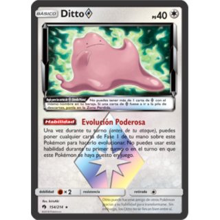 Ditto 154/214 Prism Star Lost Thunder ES