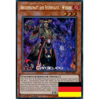 Bruderschaft der Feuerfaust - Widder, DE 1A Secret Rare FIGA-DE011