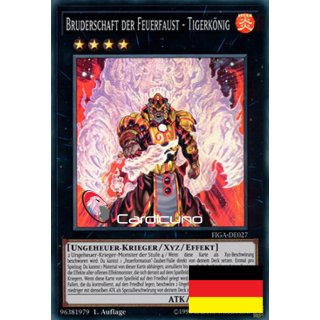 Bruderschaft der Feuerfaust - Tigerkönig, DE 1A Super Rare FIGA-DE027